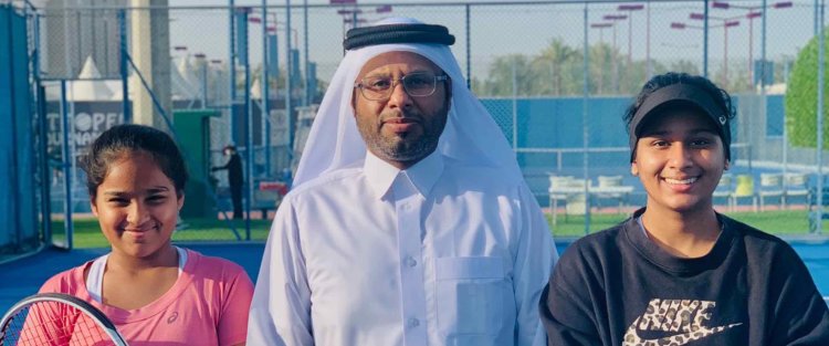 Like father, like daughters: Qatari tennis siblings dream of the global stage
