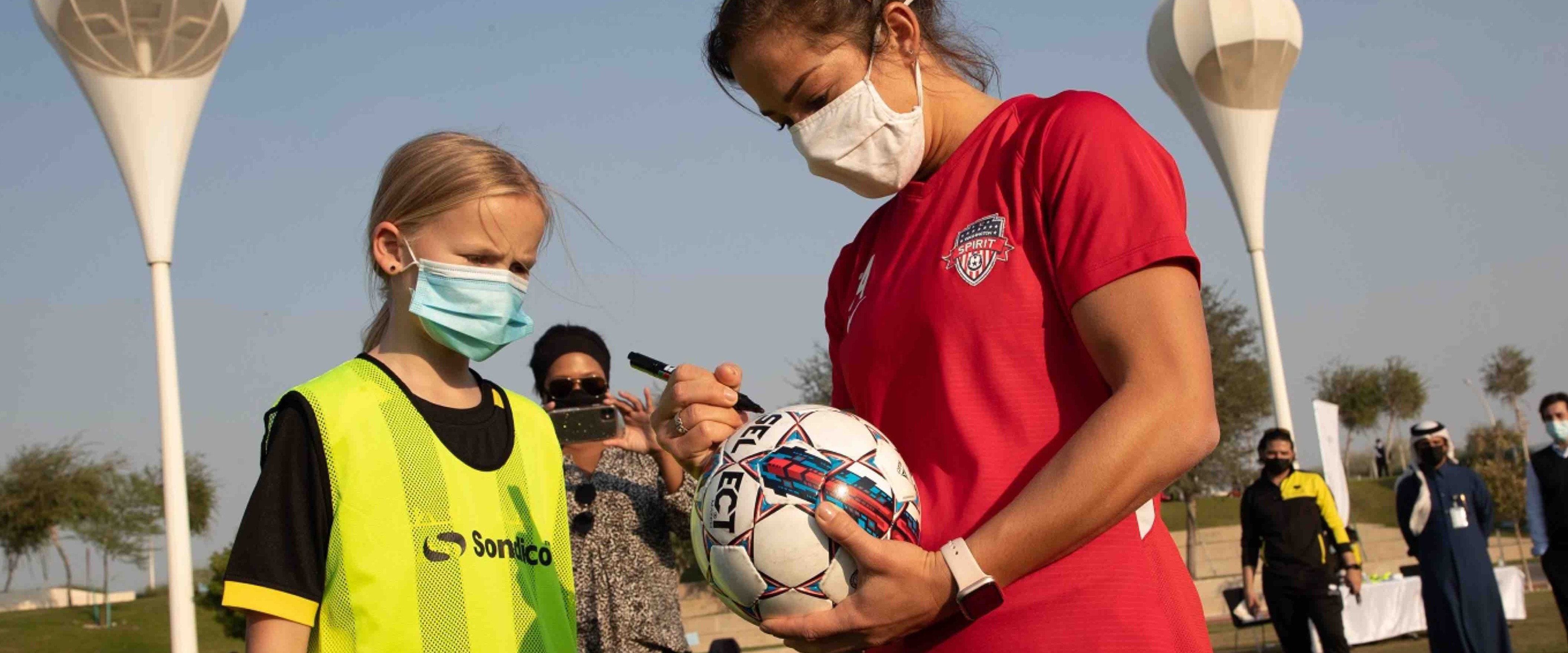 American soccer stars visit QF ahead of 2021 U.S.-Qatar Year of Culture launch 