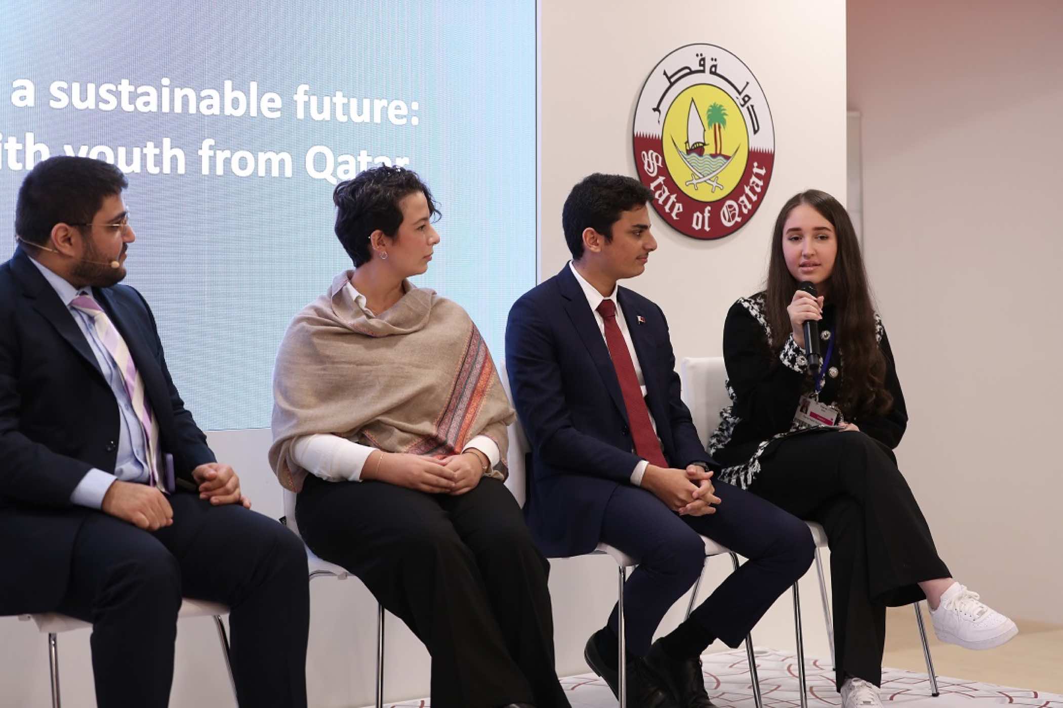 Youth from Qatar drive home the need for climate education at COP26 - QF - 02