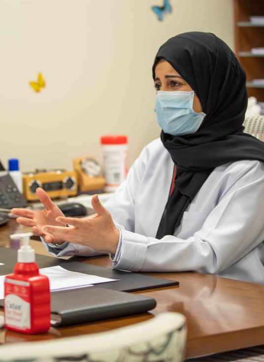 Dr. Mai Al-Qubaisi - VCUarts Infant face-shields - 4