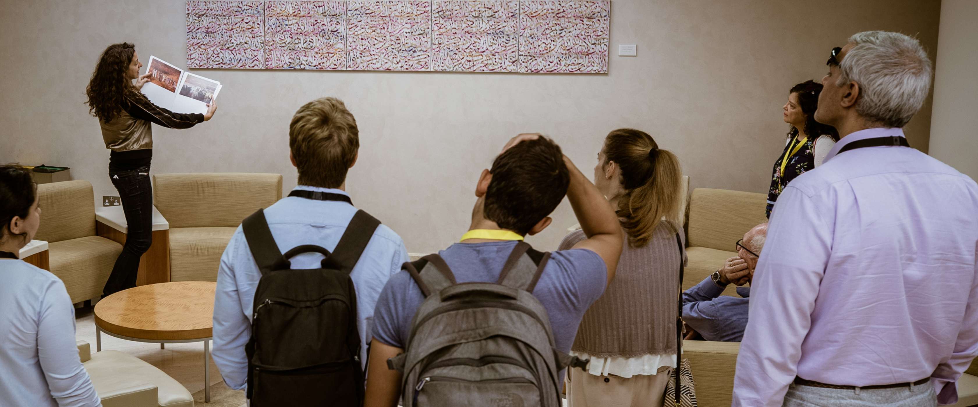 How do Sidra's art pieces improve healthcare? 