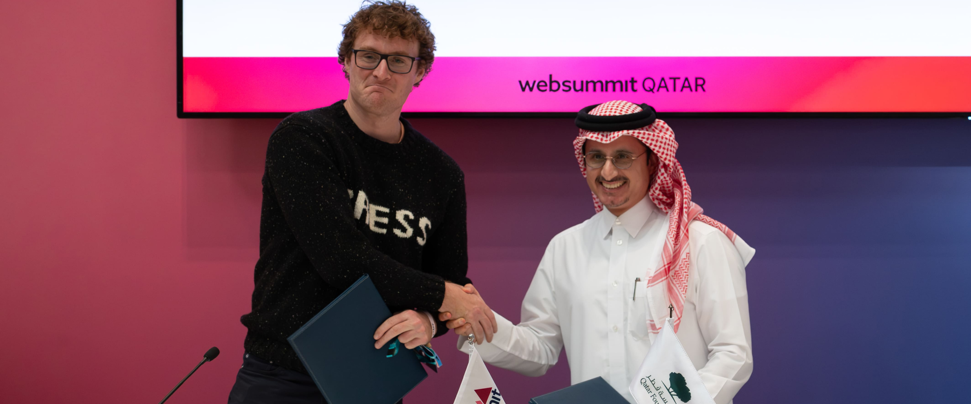 QF and Web Summit sign agreement focusing on volunteerism, innovation, and expanding knowledge