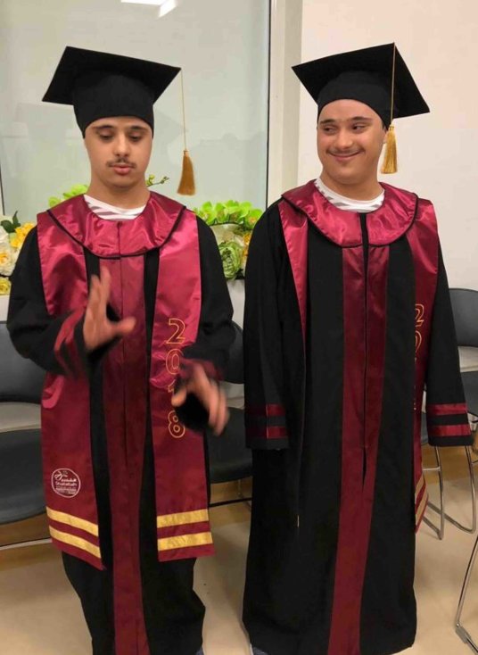 Al-Awsaj Teacher - Down Syndrome twins - Anas and Faris - 7