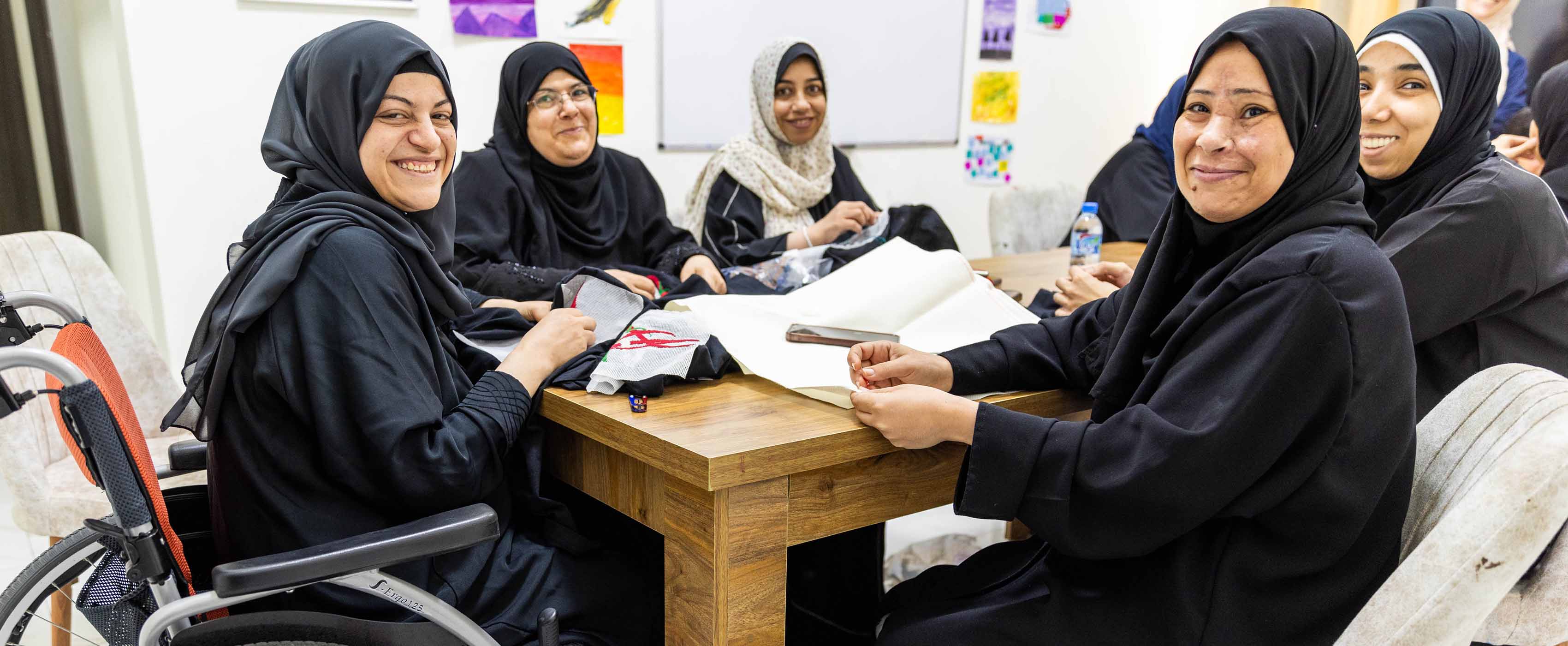 QF’s Education City Gift Shop launches new product line by women of Gaza in collaboration with a Palestinian artist