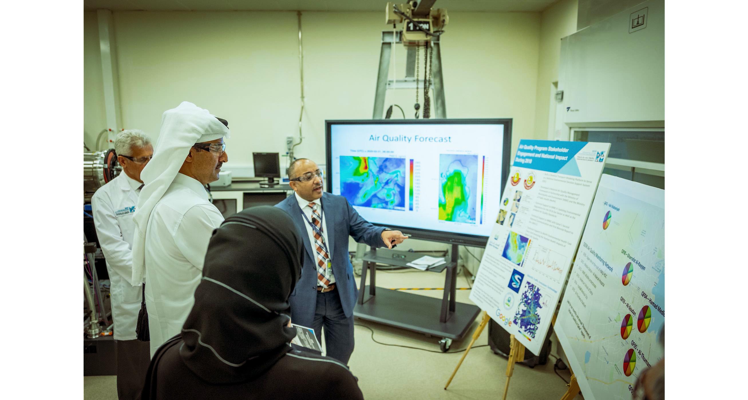 HH the Amir at QRDI - 01