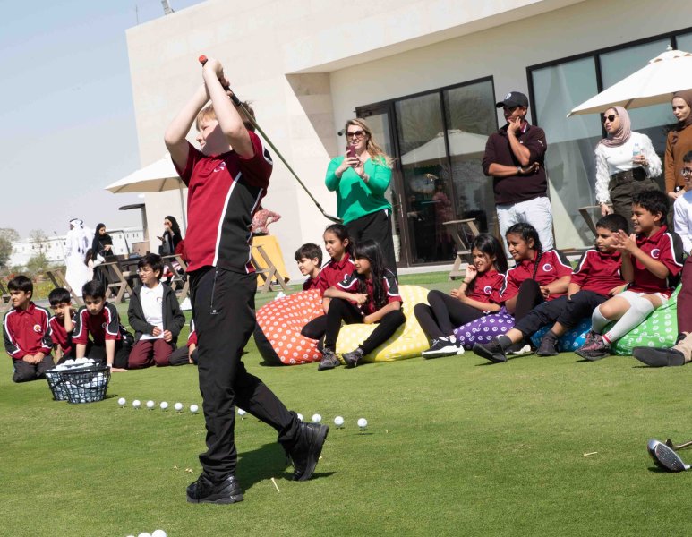 EC Golf Club Opening - QA Doha Students - 04