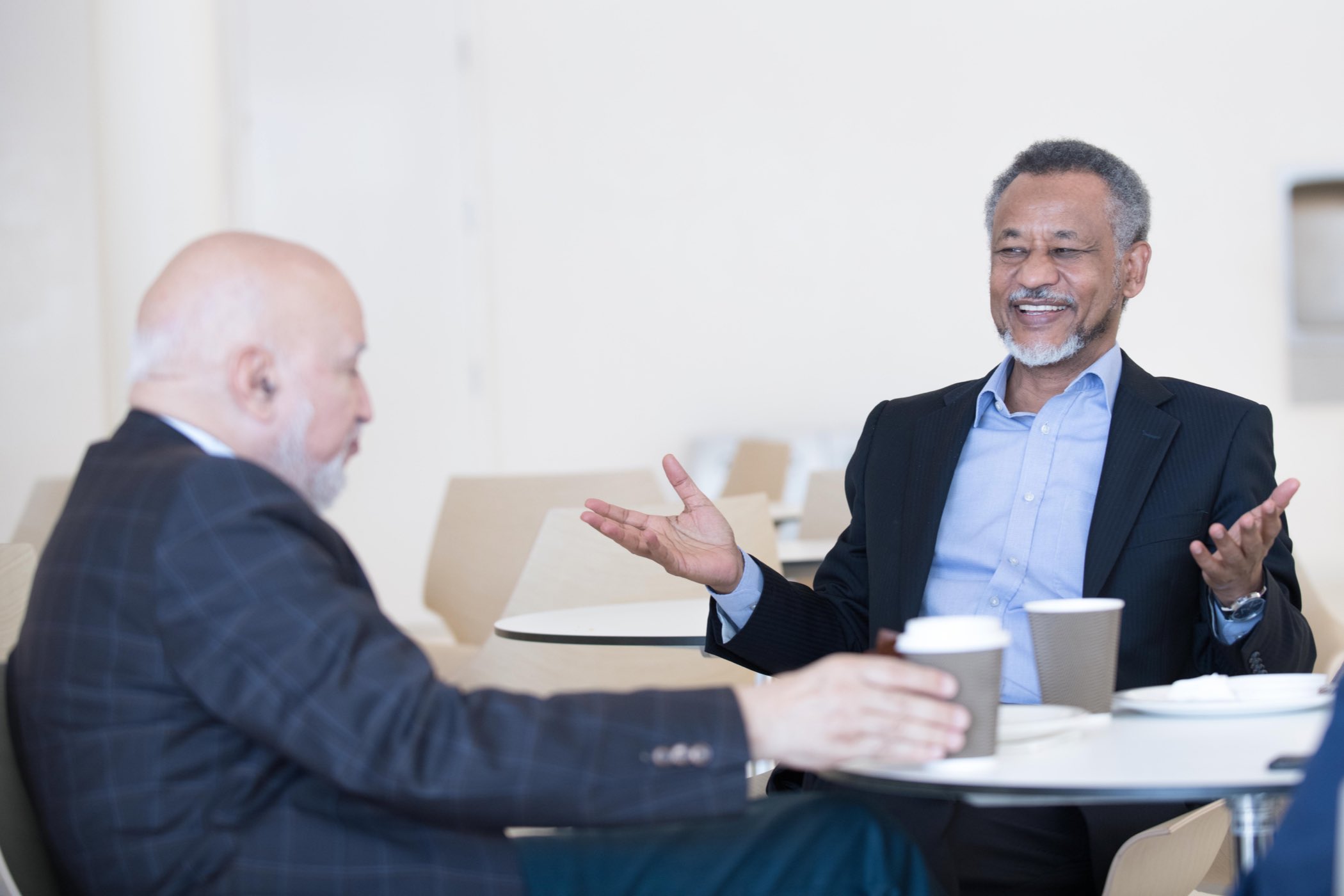 Our values - discussion - meeting- laughing