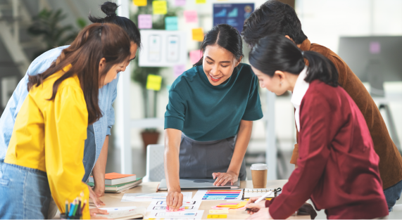 camp - student play game - studies - team work study - 