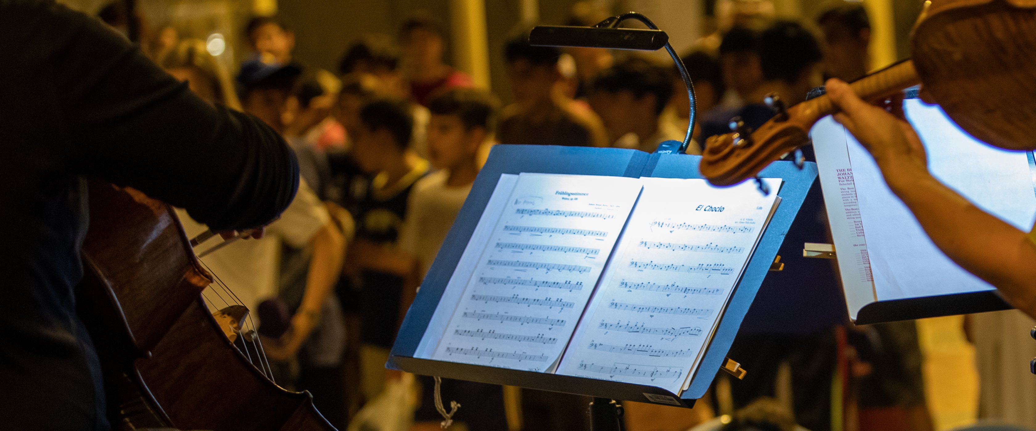 Musicians from Qatar Foundation present a musical evening for Afghan refugees in Doha