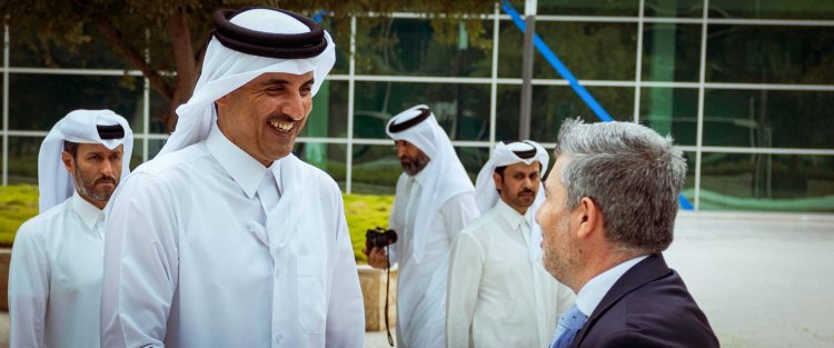 His Highness The Amir reviews Qatar Research, Development and Innovation Strategy 2030 and visits Qatar Foundation's Research Complex
