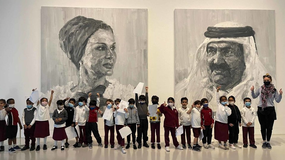 طلاب مؤسسة قطر يتعلمون رواية القصص من خلال الفن 
