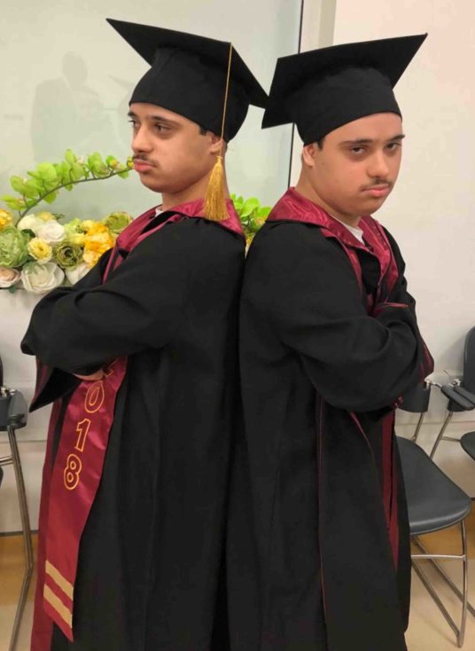 Al-Awsaj Teacher - Down Syndrome twins - Anas and Faris - 6