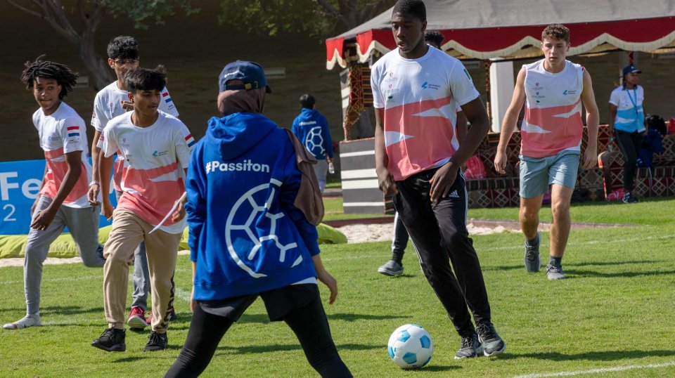 How football can be a learning tool for peace