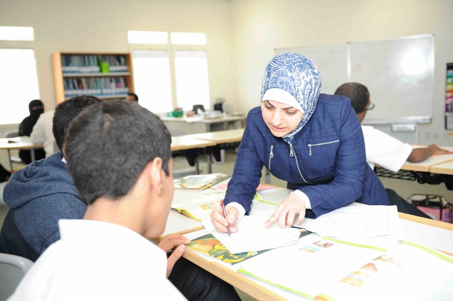 Al-Awsaj Teacher - Down Syndrome twins - Anas and Faris - 2