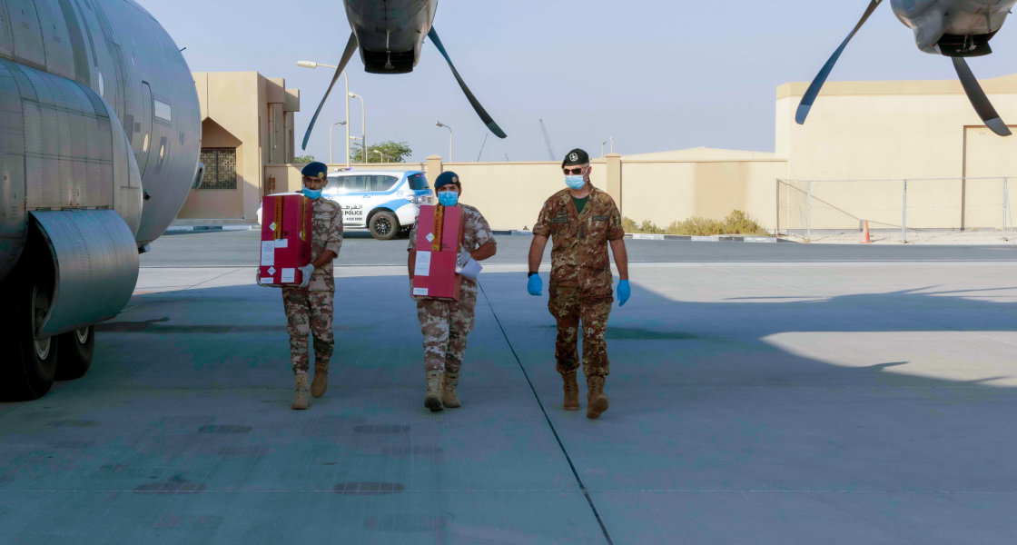 QF, HMC and Embassy of Italy combine to fly COVID-19 patients - 06
