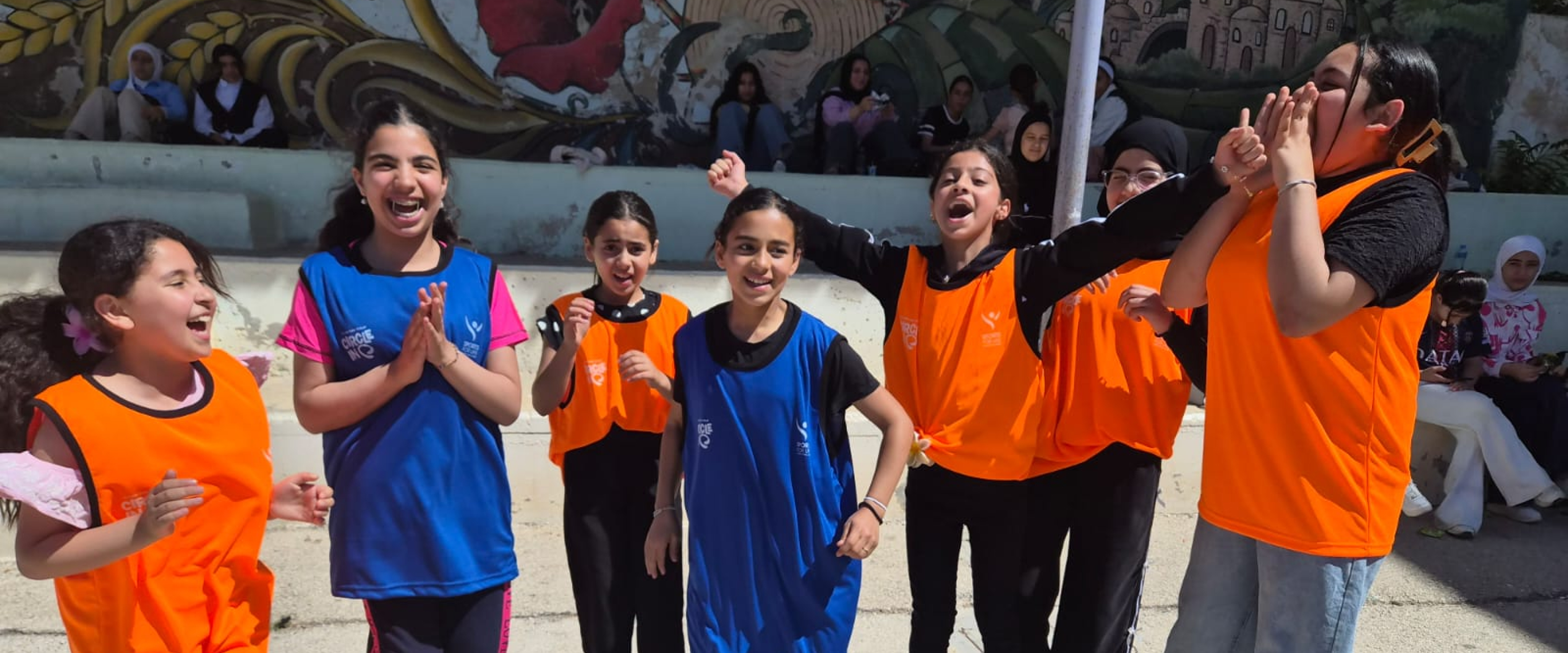 Circle In initiative by QF, EAA, and IOC empowers Palestinian children through sport