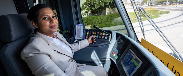 Female tram driver at QF has her own destinations to aim for