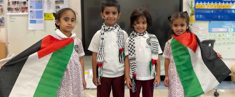 مدارس مؤسسة قطر توفر مساحة آمنة للطلاب للتعبير عن أفكارهم حول القضية الفلسطينية
