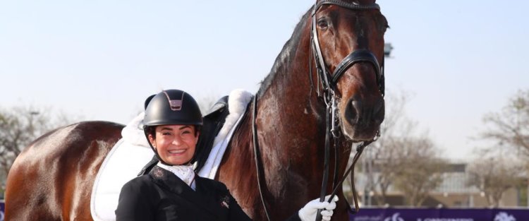 I wouldn’t have made history if it wasn’t for the women I met, says Qatar’s first international dressage rider
