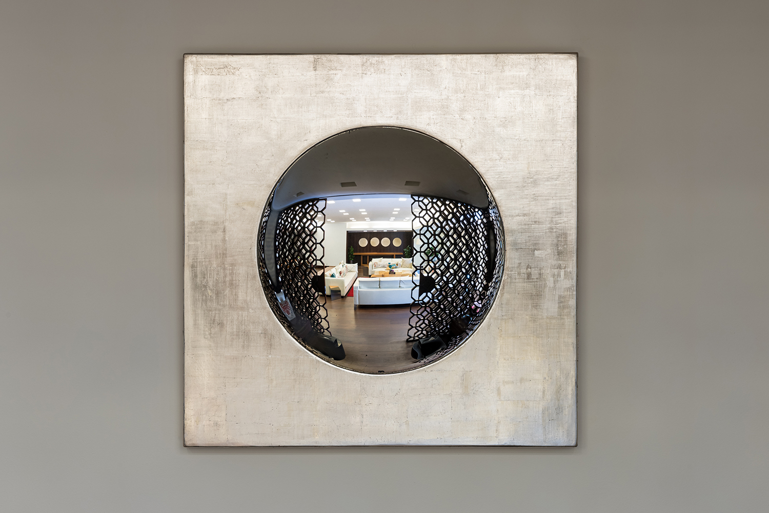 Silver Leaf Mirror - 1