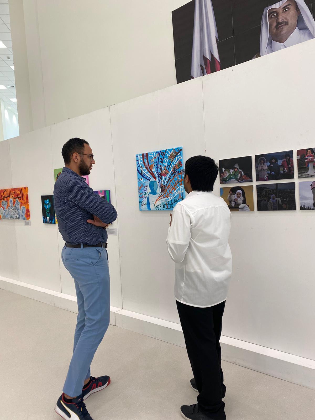 QAD - Qatar Academy Al Khor Abdul Rahman Al-Muhannadi artistic skills and passion 2