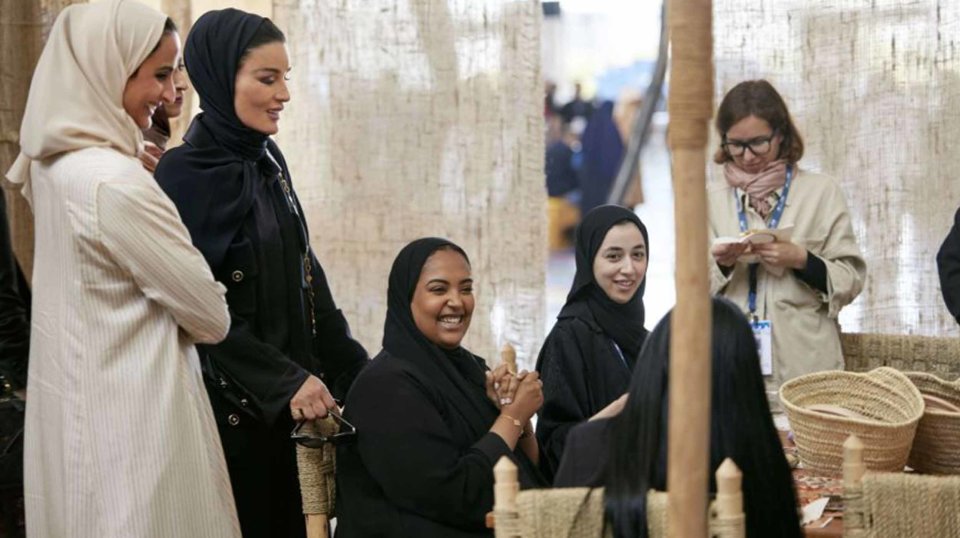 Her Highness Sheikha Moza attends opening of the TEDinArabic Summit