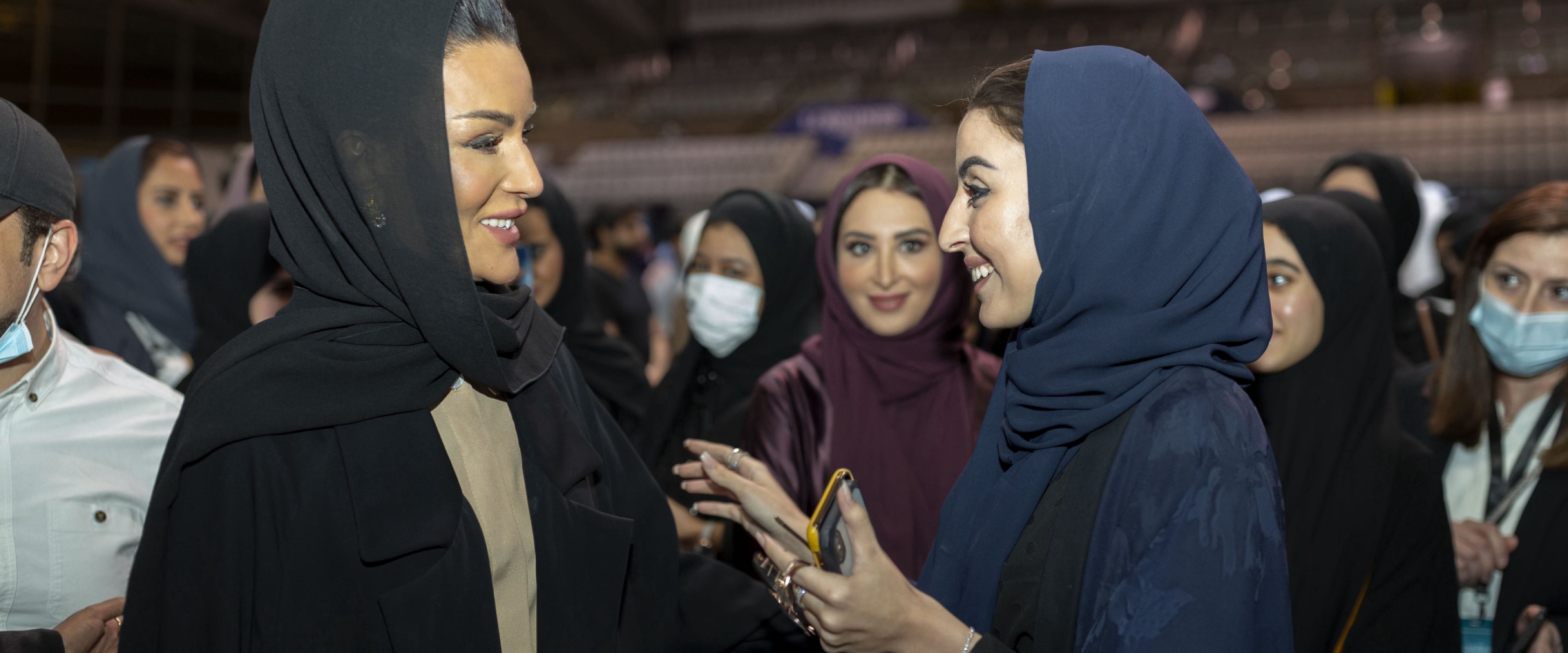 HH Sheikha Moza attends the first QF Alumni Reunion 