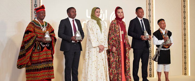 صاحبة السمو الشيخة موزا بنت ناصر تشهد افتتاح قمة "إرثنا 2025"، التابعة لمؤسسة قطر