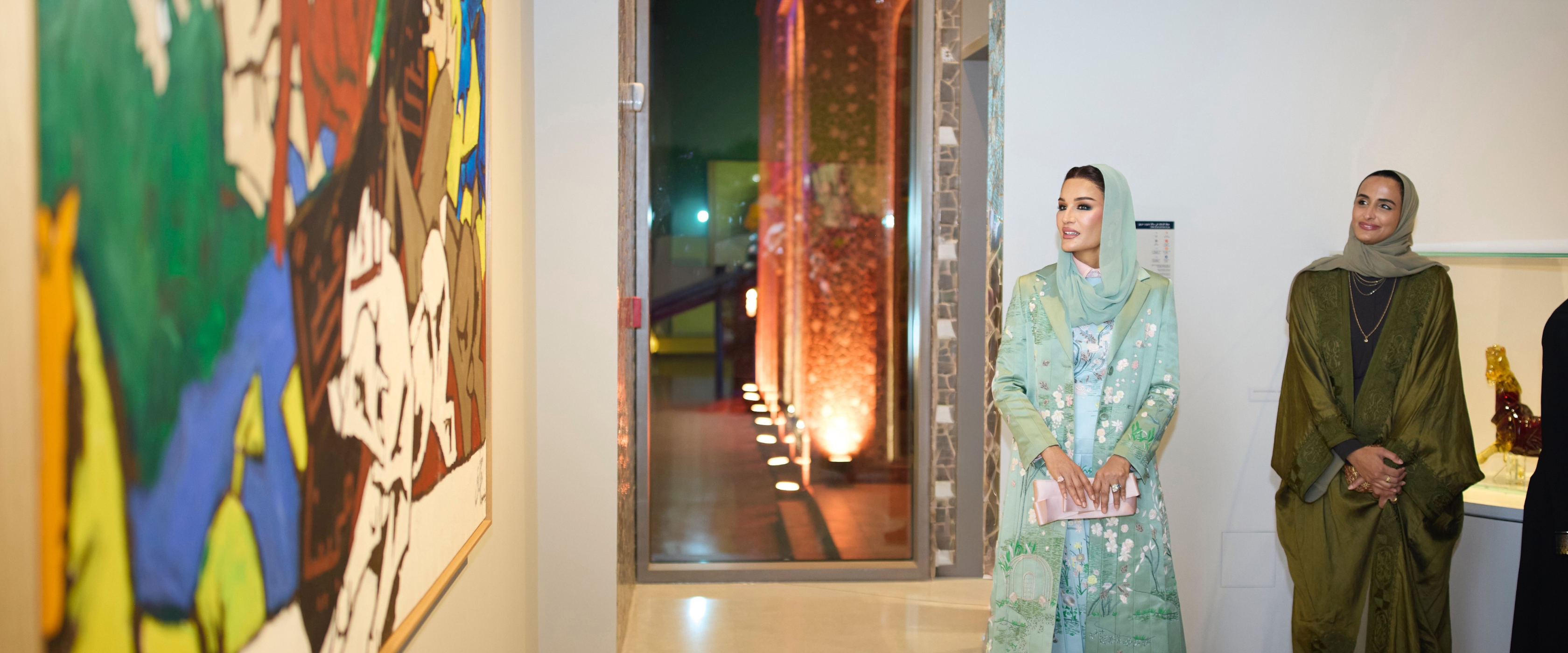 Her Highness Sheikha Moza bint Nasser inaugurates Lawh Wa Qalam: M. F. Husain Museum at QF’s Education City