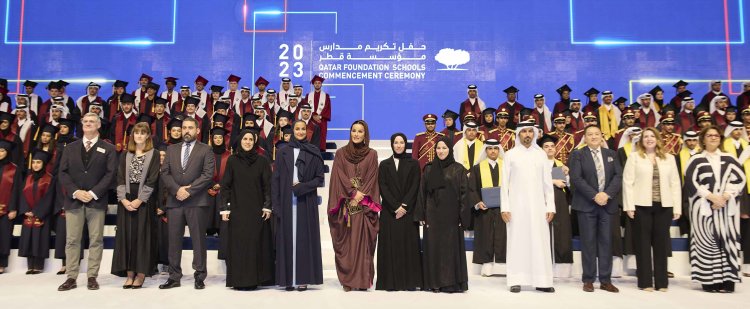 Her Highness Sheikha Moza attends first QF Schools Commencement Ceremony