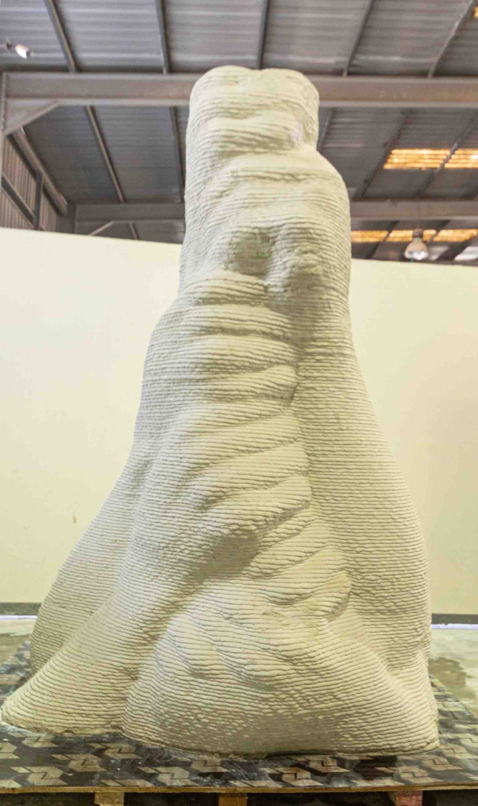 Qatar’s first, life-sized, concrete sculpture ready in minutes – thanks to 3D printing - QF - 01