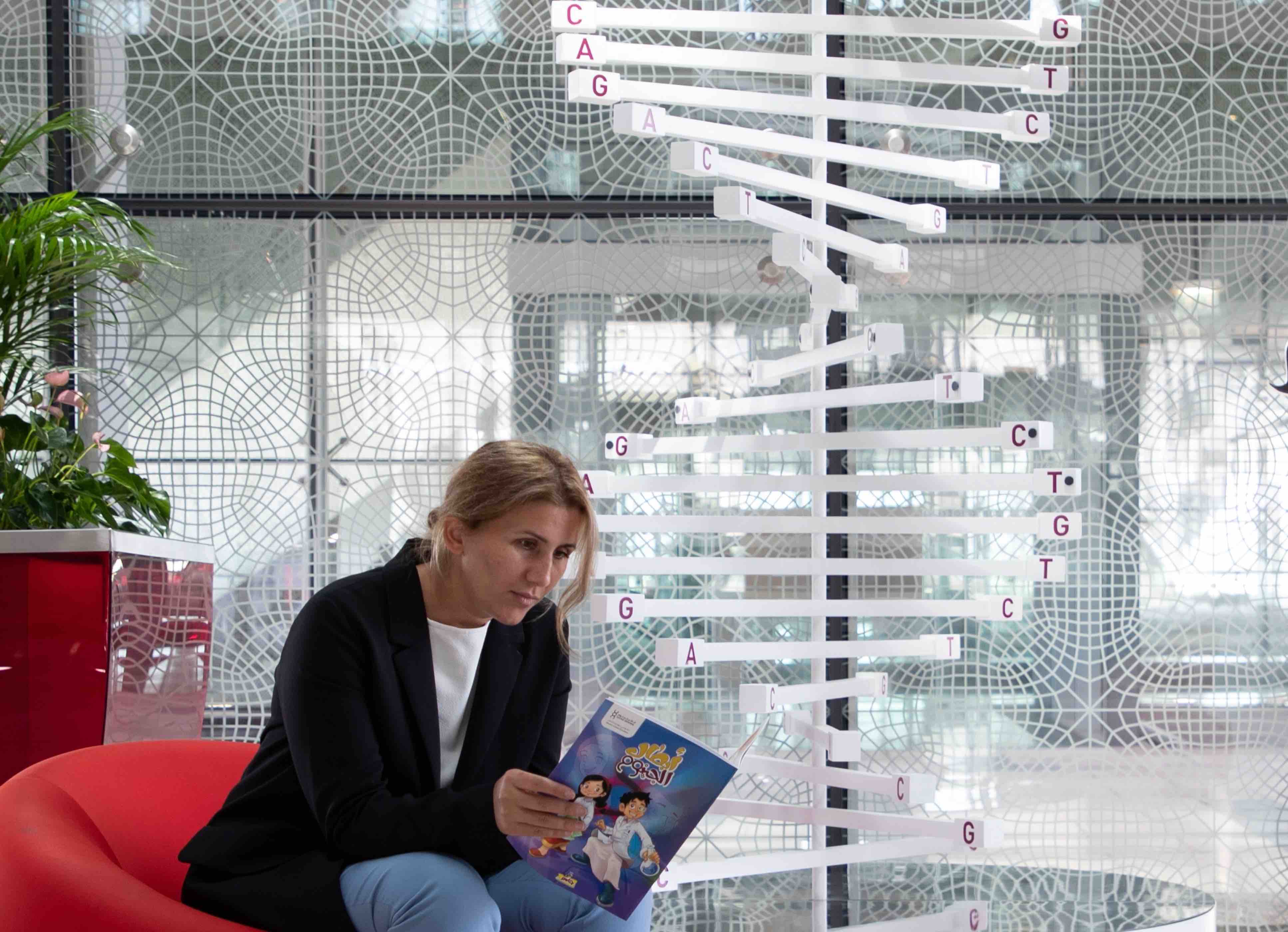 QF entity’s arabic comic strip on genomics spurs young minds - QF - 04