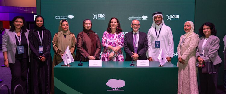 QF and IASAS sign agreement at WISE 12 Summit to strengthen support for students across the Middle East