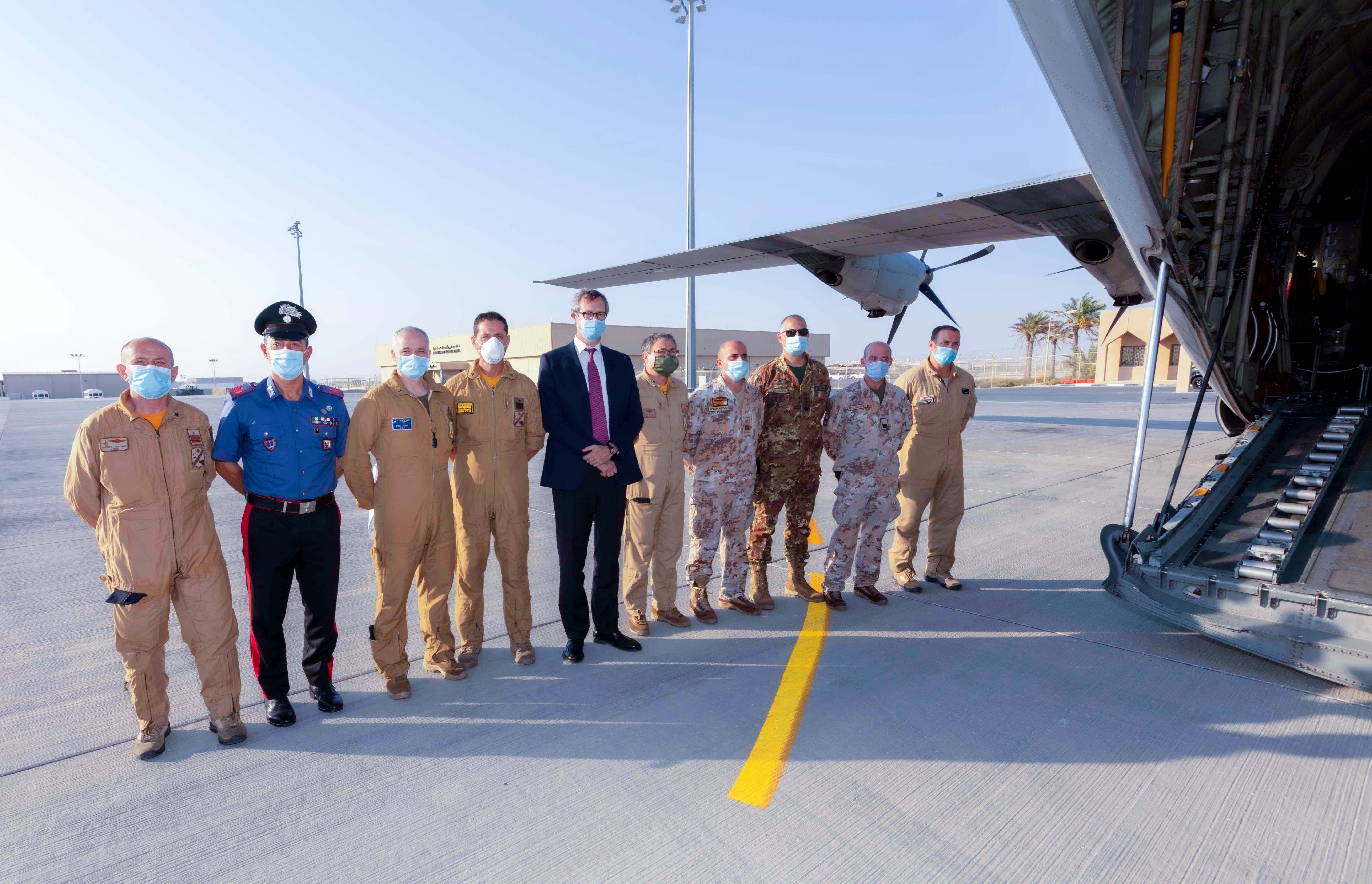 QF, HMC and Embassy of Italy combine to fly COVID-19 patients 03