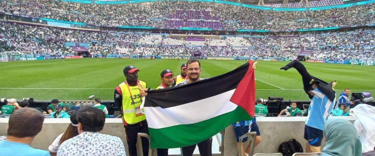 "The flag of Palestine is an icon in this World Cup"