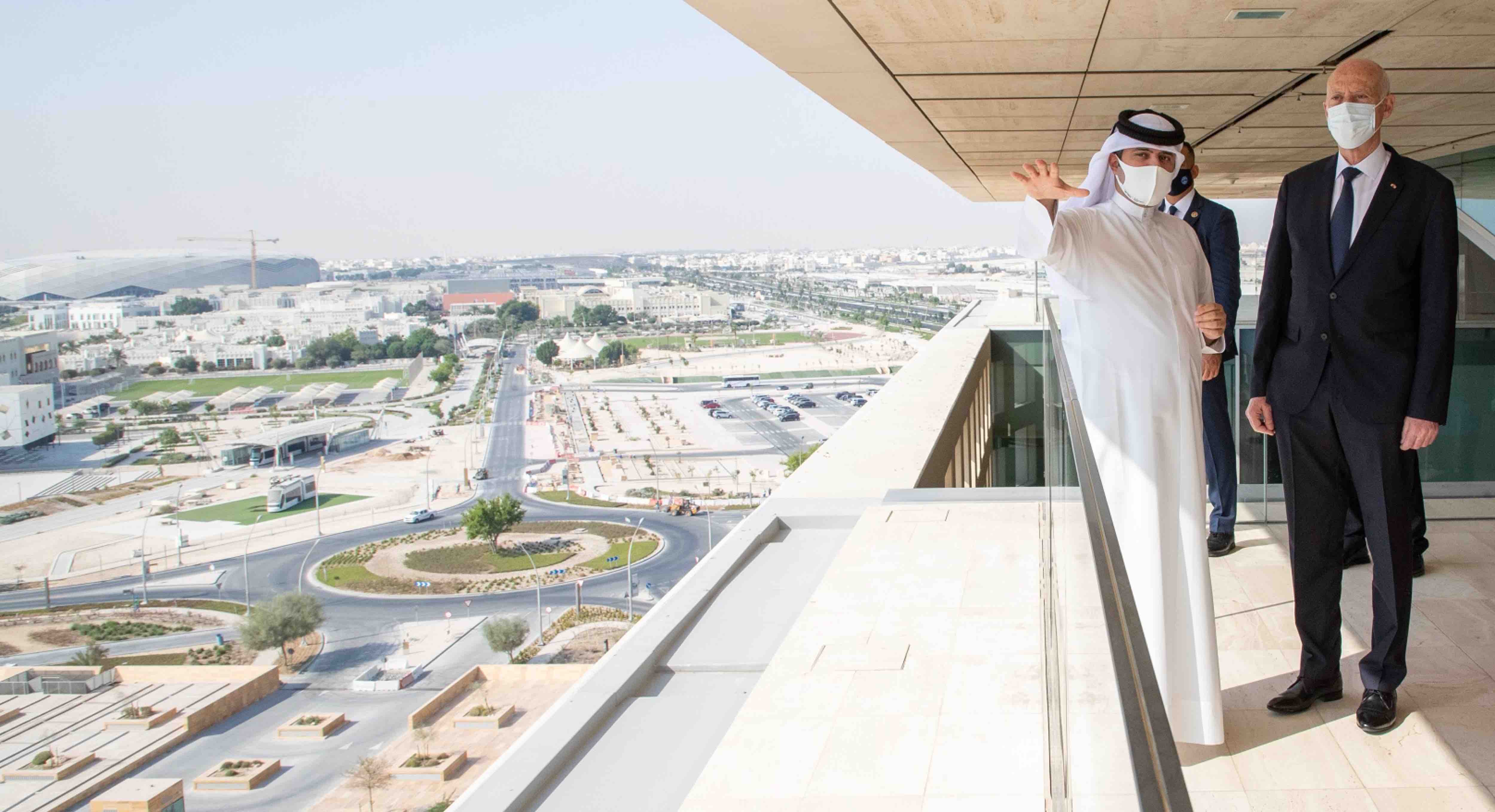 President of Tunisia during QF visit - qf - 04