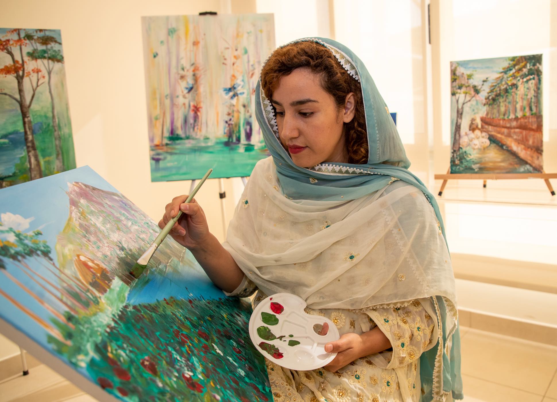 Not a day went by when I didn’t paint. Painting helped me find solace in otherwise difficult conditions. It helped me forget - QF - 03