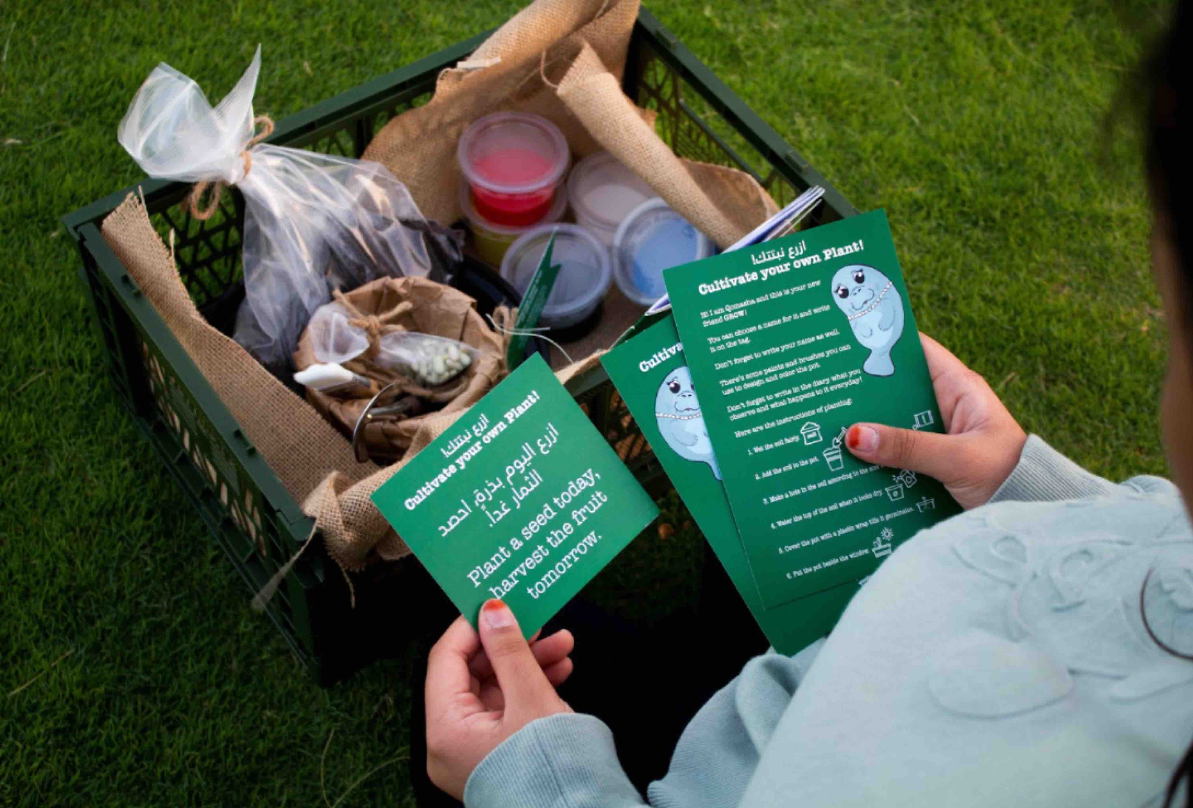 The plant kit ‘Grow’ helps kids understand what sustainability means by growing a plant and taking care of it - QF - 08