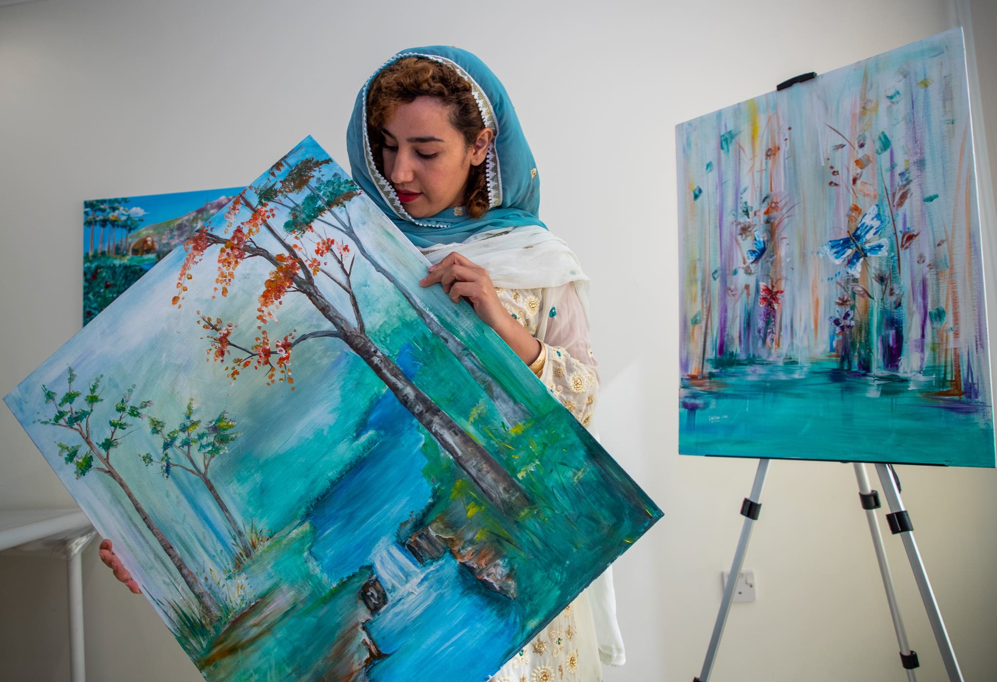 Not a day went by when I didn’t paint. Painting helped me find solace in otherwise difficult conditions. It helped me forget - QF - 003