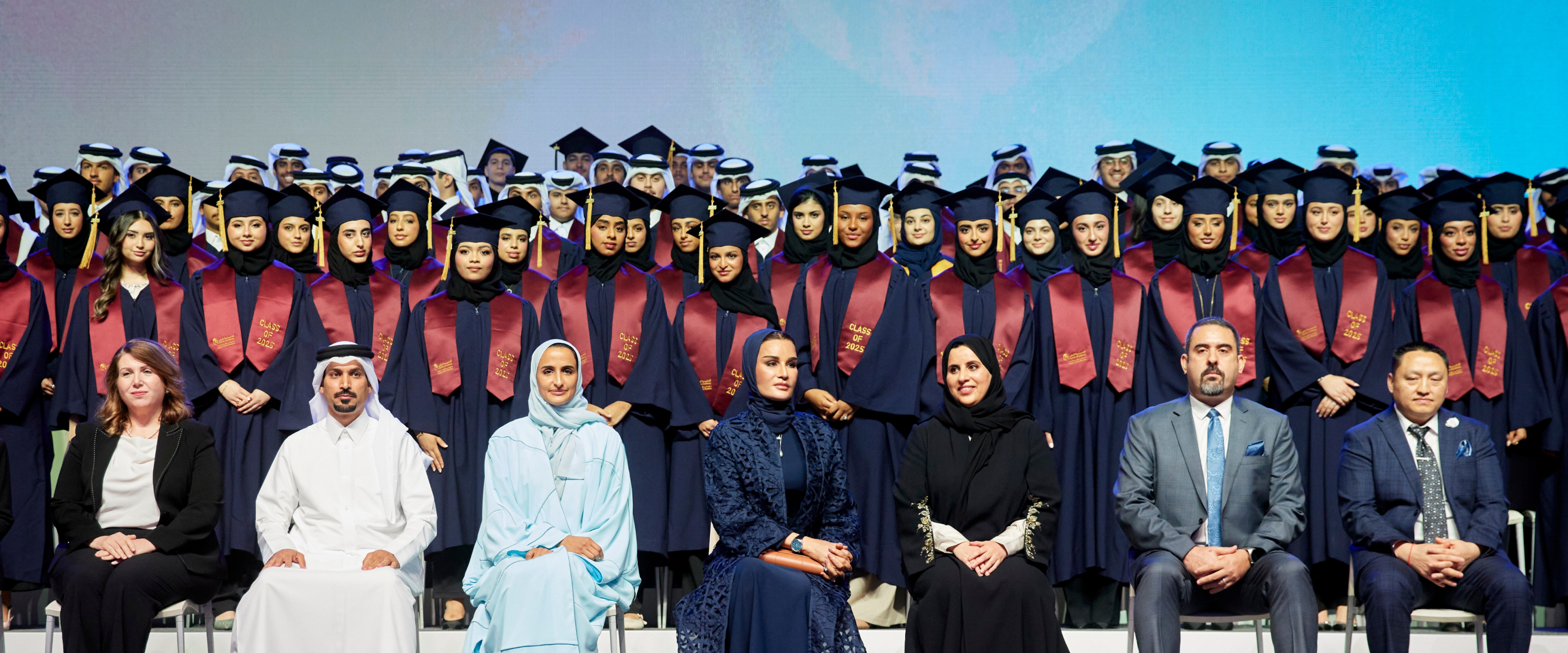 صاحبة السمو الشيخة موزا بنت ناصر تشهد حفل تكريم مدارس مؤسسة قطر 2025 