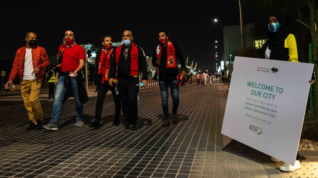 Students of Change at the FIFA Club World Cup Qatar 2020 - QF - 03
