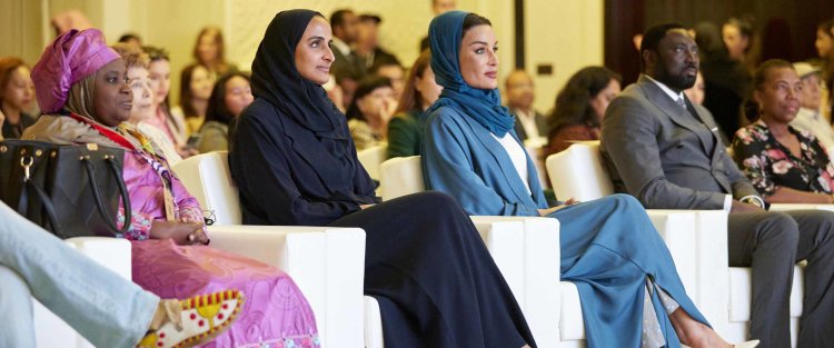 Her Highness Sheikha Moza attends closing ceremony of QF’s Earthna Summit