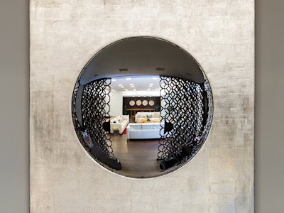 Silver Leaf Mirror