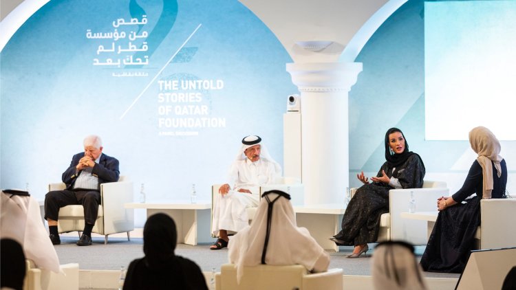 HH Sheikha Moza gives unique insight into how Qatar Foundation went from vision to reality - QF - 01