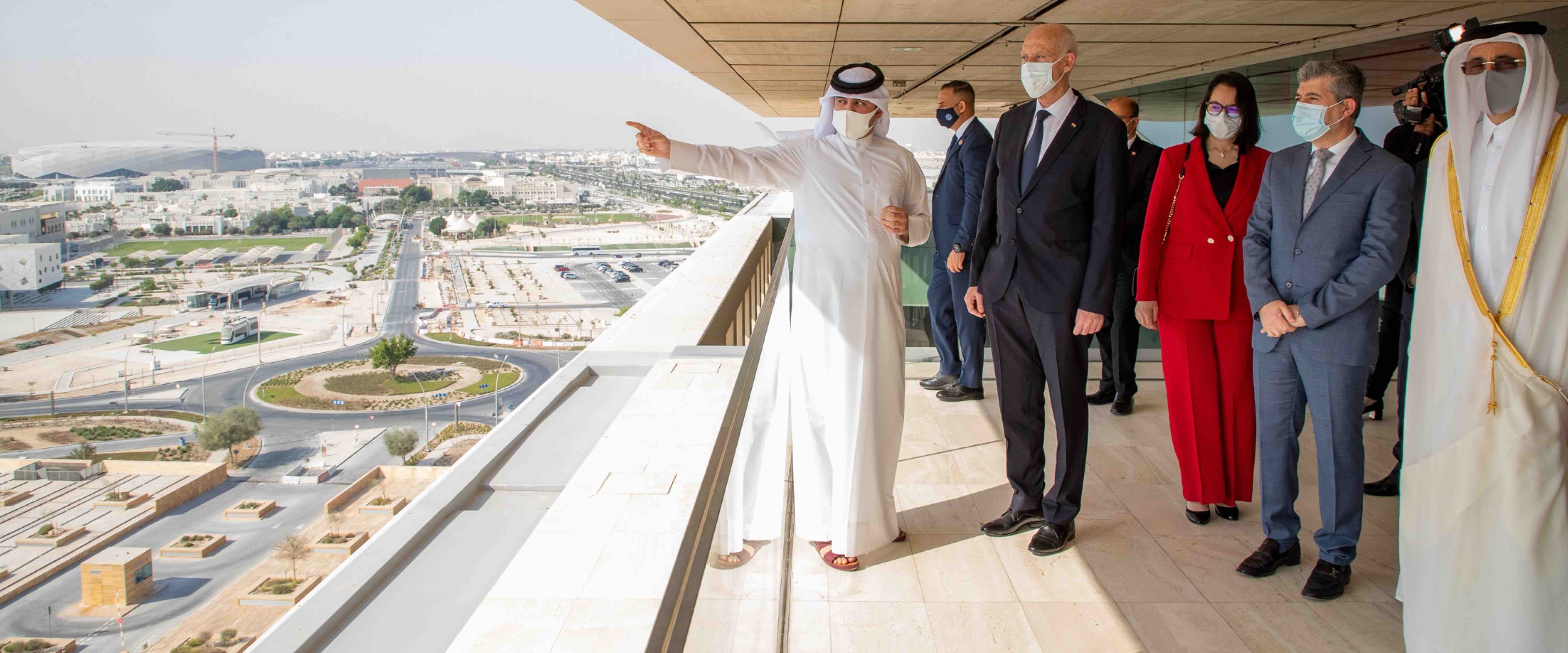 ‘Education City is a source of pride’, says President of Tunisia during QF visit