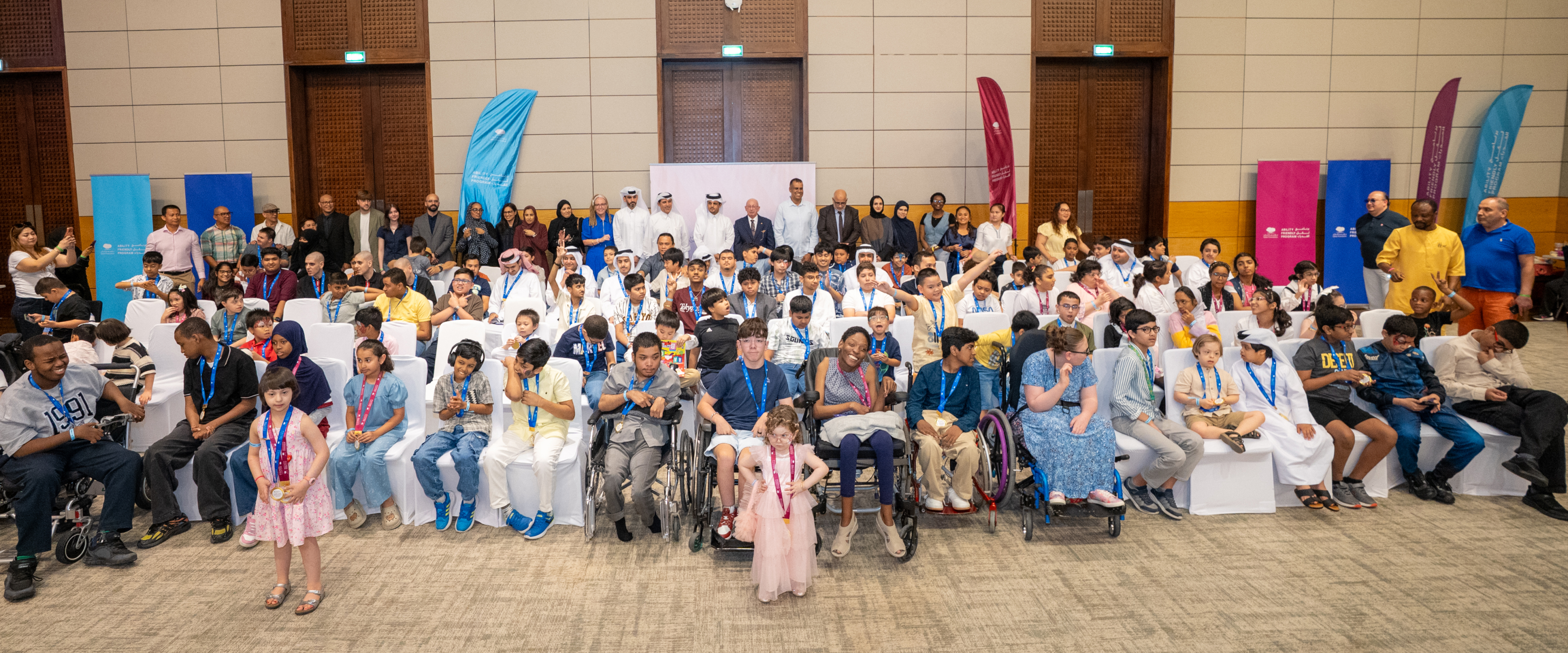مؤسسة قطر تحتفي بالمشاركين والمدربين في حفل جوائز برنامج "لكل القدرات" التقديرية 