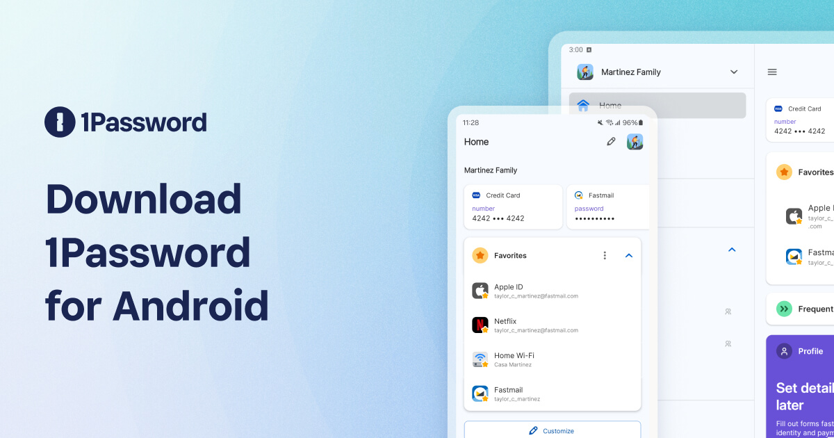 1password android版 セットアップ トップ