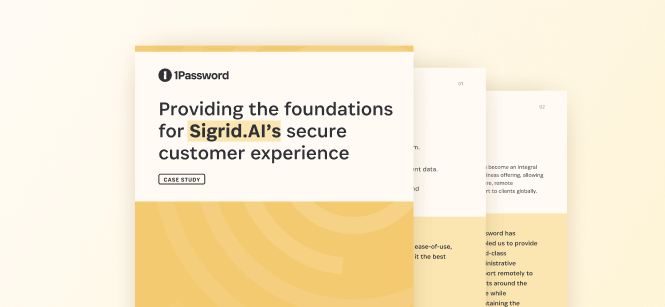 Providing the foundations for Sigrid.AI's secure customer experience