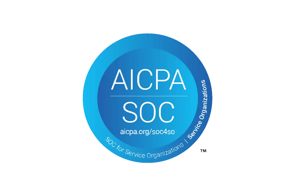 AICPA SOC 认证数字徽章。