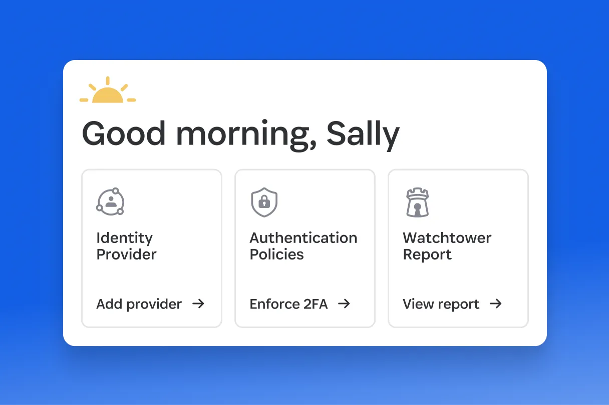Dashboard di 1Password Enterprise Password Manager che mostra avvisi di sicurezza per siti Web non protetti, password vulnerabili ed elementi scaduti